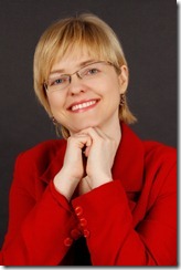 czerwony podparty medium